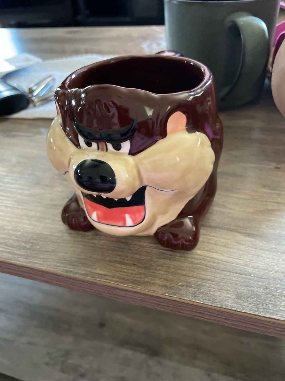 Vintage 80’s warner bros Tasmanian Devil National lampoon Clark Griswold Mug - Picture 2 of 8